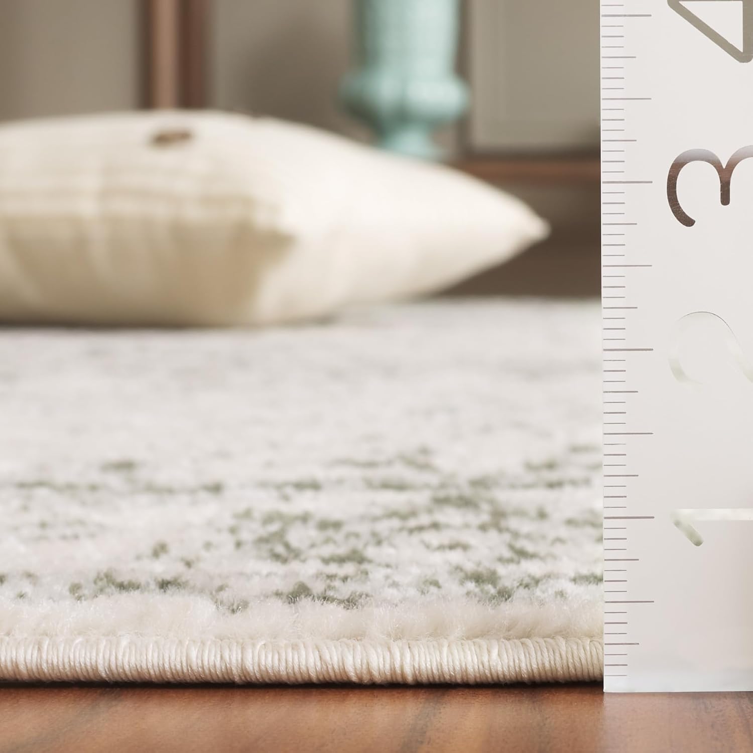 SAFAVIEH Area Rug 8x10 - Adirondack Collection - Large - Ivory & Dark Green, Distressed Vintage Floral Design, Non-Shedding & Easy to Clean, Ideal for Living Room, Bedroom, Dining Space (ADR109X) - Image 6