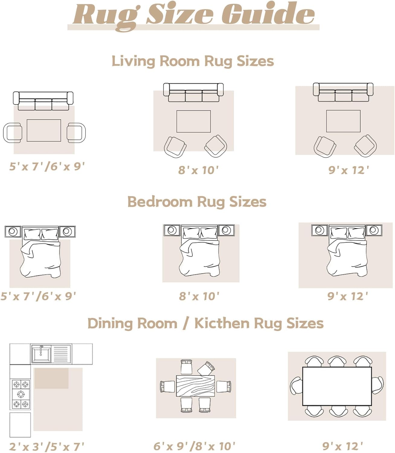 Area Rug 8x10 Washable Rug, Vintage Boho Medallion Rugs Non-Slip Soft Low Pile Large Distressed Rug Indoor Retro Carpet for Living Room Bedroom Dining Room Office Children's Room(Beige, 8'x10') - Image 9