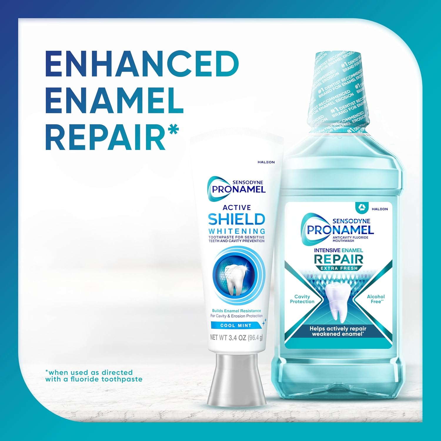 Sensodyne Pronamel Active Shield Whitening Enamel Toothpaste, Cool Mint - 3.4 Ounces x 3 - Image 8