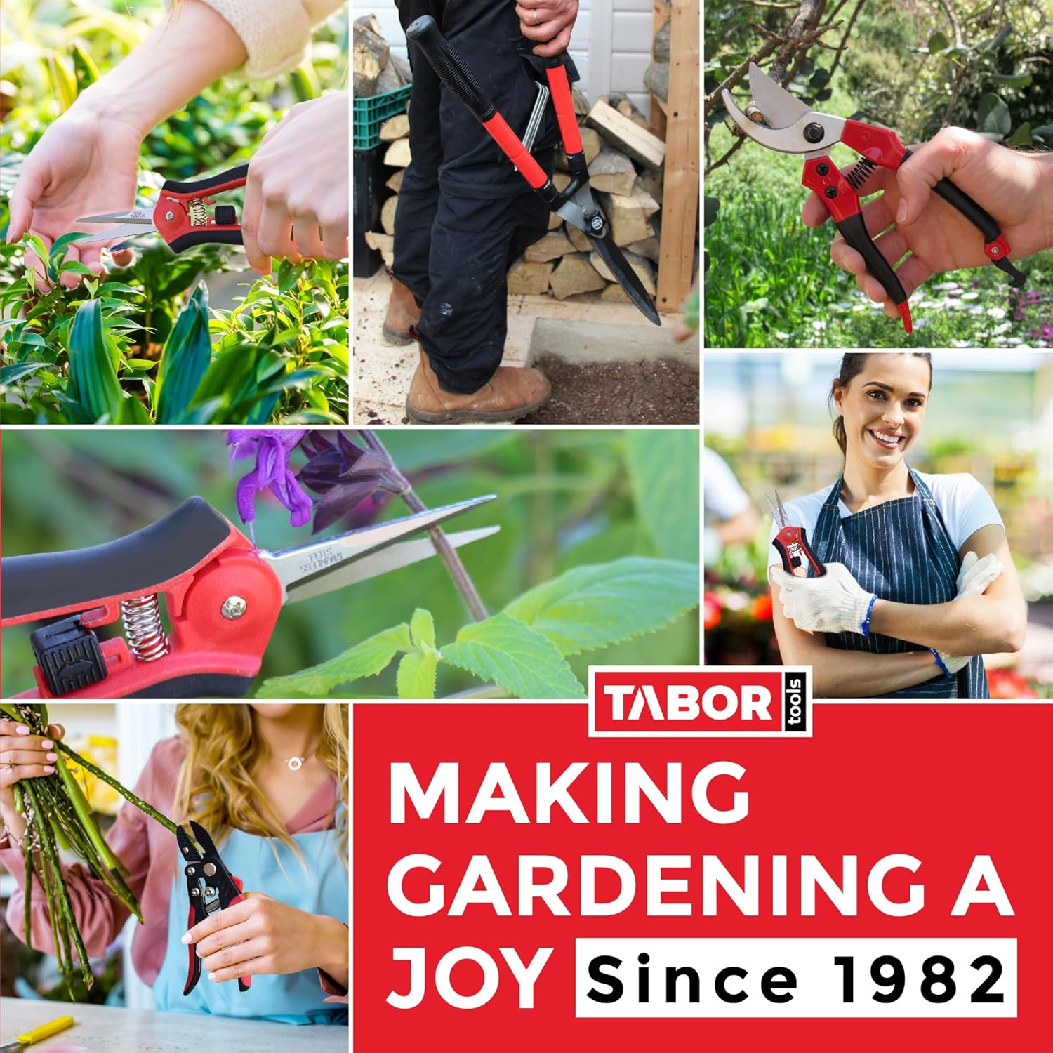 TABOR TOOLS Adjustable Metal Rake - Collapsible & Telescopic - Garden, Yard, & Lawn - Ideal for Leaves, Shrubs & Small Areas. J16A - Image 8
