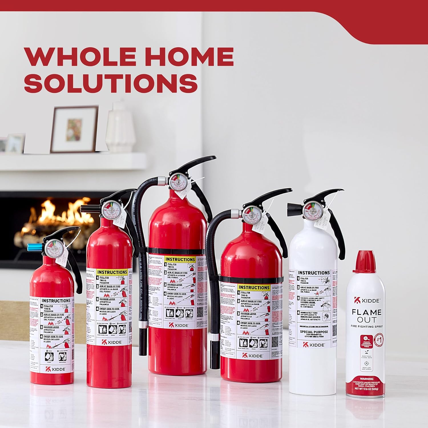 Kidde FA110G Multi Purpose Fire Extinguisher, Wall Mount, for Home/Office/Dorm/Residential, 1A10BC - Image 14