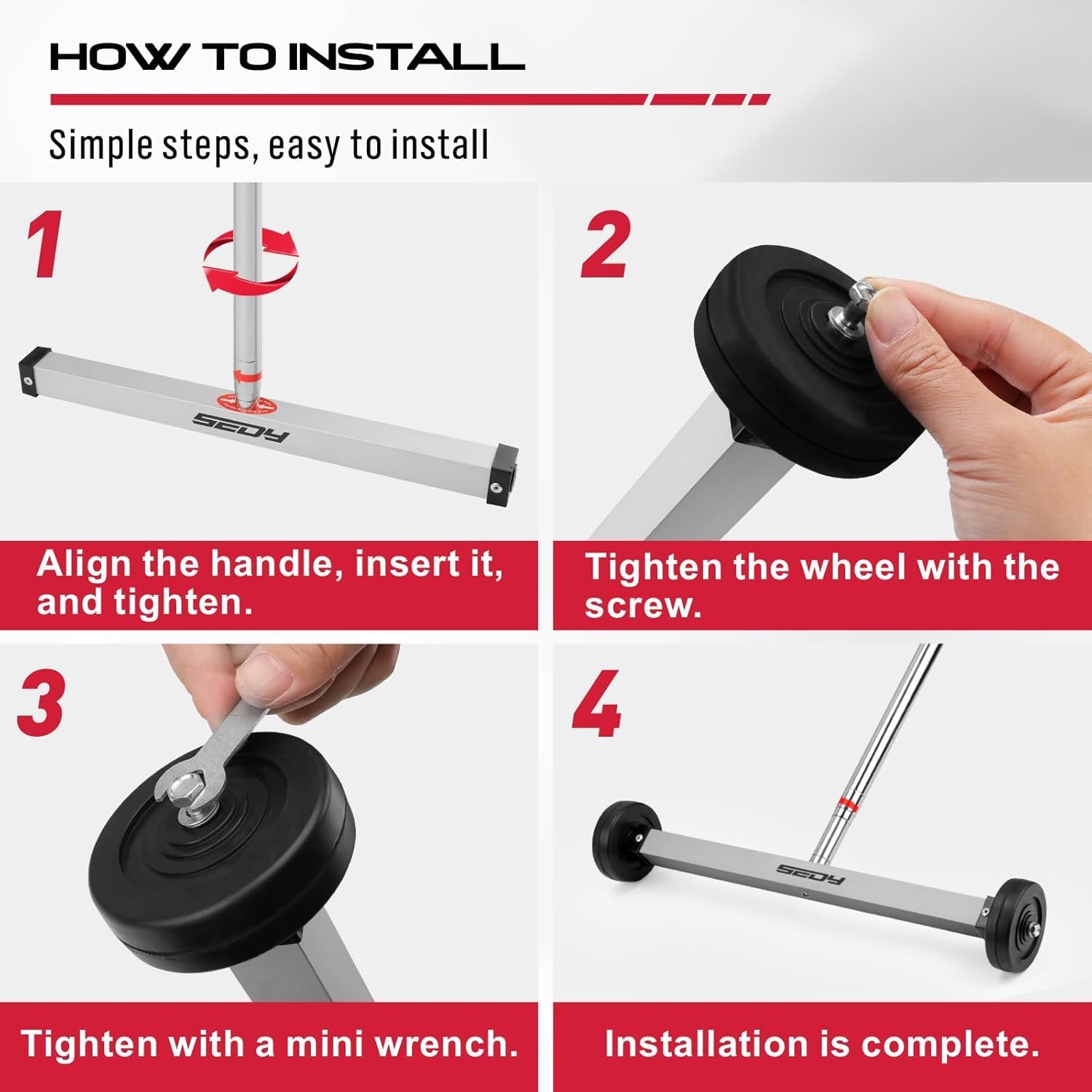 Magnet Sweeper Magnetic Nail Roller: 17-Inch Heavy Duty Magnet Nail Pickup Rolling Tool with Telescoping Adjustable Handle 8.8-Pound Capacity Ideal for Workshop Garage Yard Construction Cleanup - Image 7