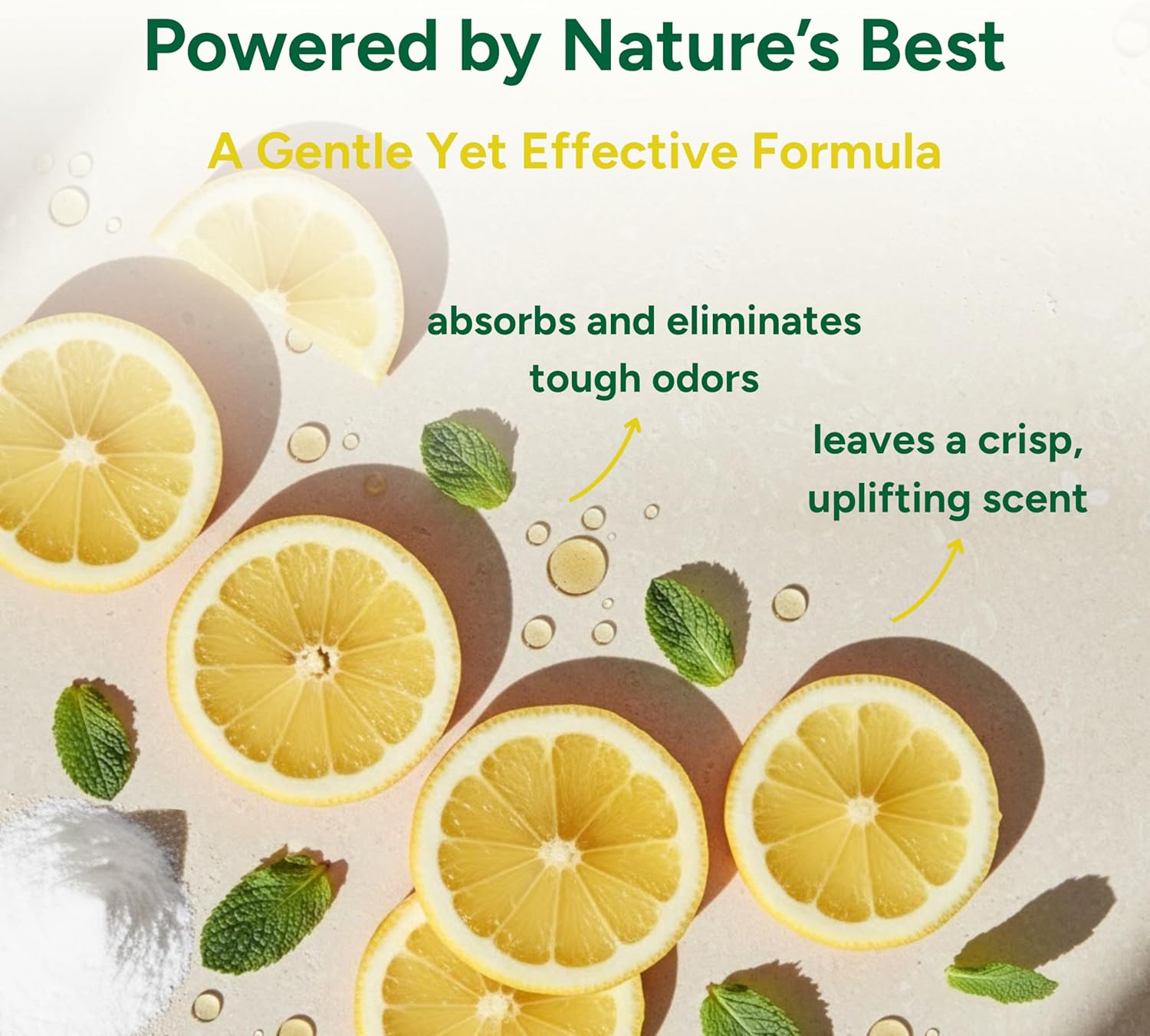 Good Natured Brand | Carpet Deodorizer & Freshener Powder | 31 oz Pet Odor Eliminator for Strong Odor & Pet Urine | Fresh Natural Lemon Scent | Safe for Homes with Pets - Image 5