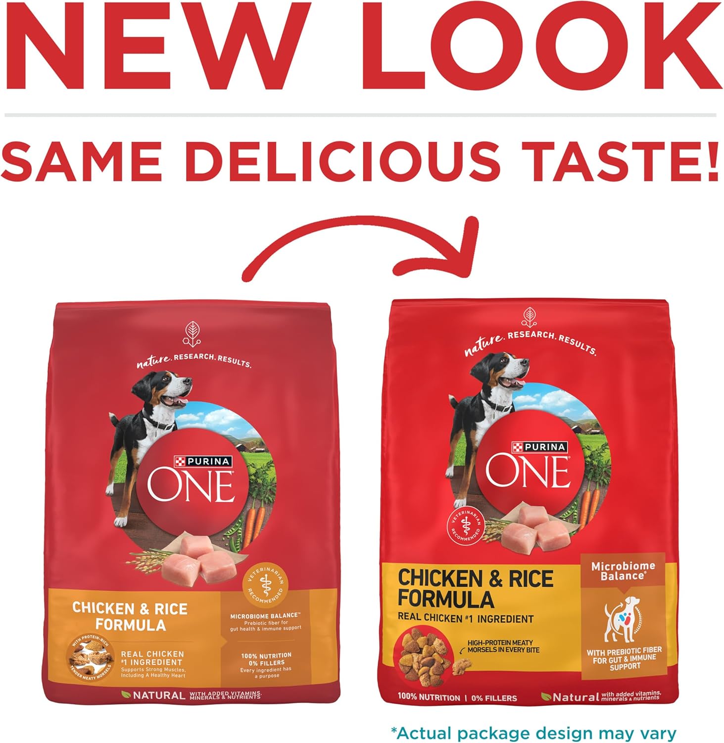 Purina ONE Chicken and Rice Formula Dry Dog Food - 40 lb. Bag - Image 3