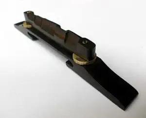 Guitar Bridge Ebony Archtop with Golden Hardware Best Quality 6 string