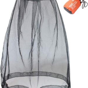Head Net Hat for Bugs No See Ums, Insects, Gnats, Biting Midges – Spacious Net Room Works Over Most Hats – Black