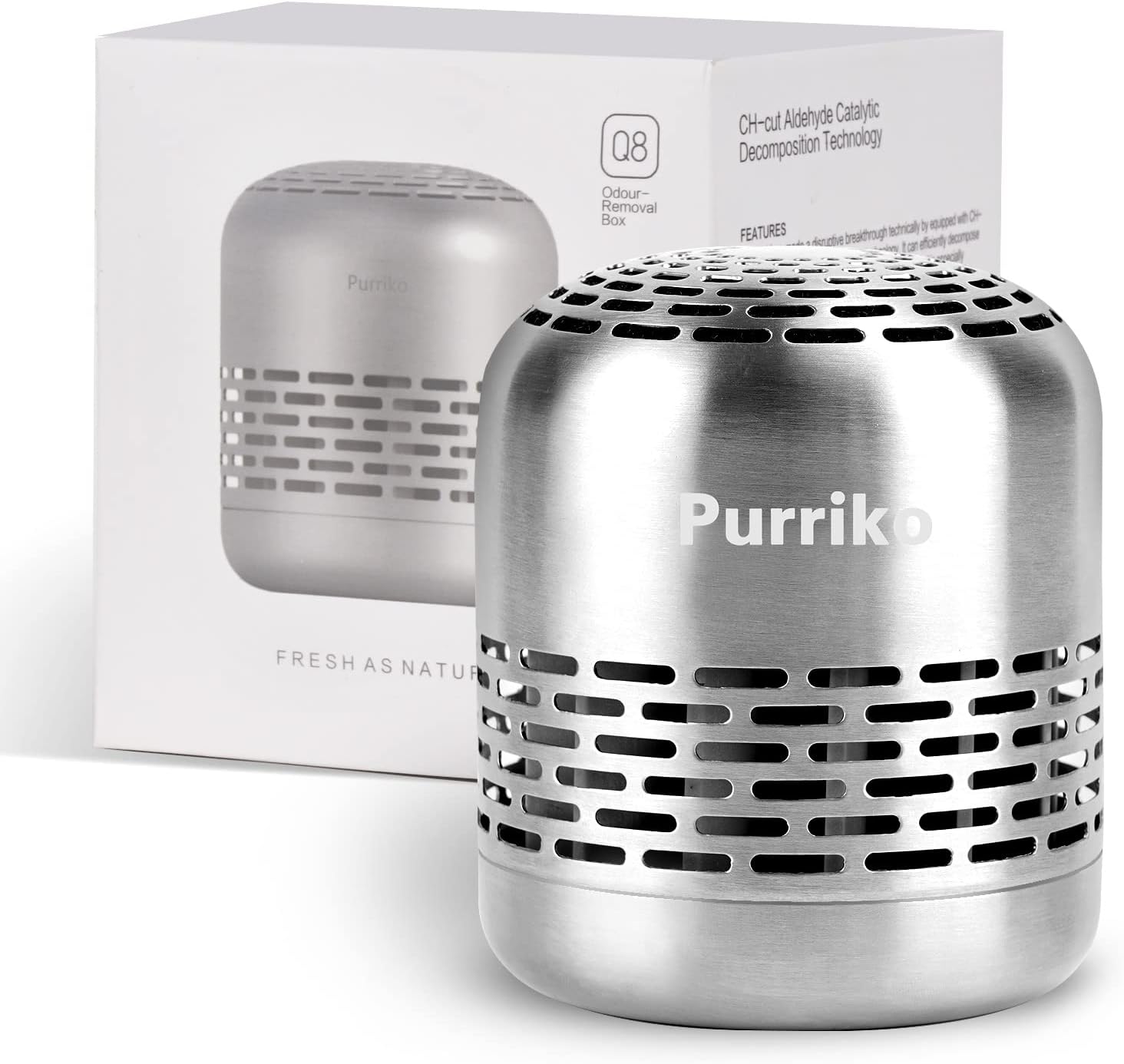 Purriko Refrigerator Deodorizer,Lasts up to 10 Years,Refrigerator Odor Eliminator,Fridge Deodorizer,More Effective Than Baking Soda Bamboo Air Purifying Bags - Image 2