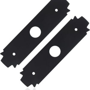 AMTHKNO AC04215 Reversible Heavy Duty Hardened Steel Edger Blade – for Replacement Ryobi 8 Inch Edger Blade, Fits Edgers Models UT50500, UT15518, RY15518, RYEDG11, P2310 and P2300B. (2) AMTHKNO AC04215 Reversible Heavy Duty Hardened Steel Edger Blade – for Replacement Ryobi 8 Inch Edger Blade, Fits Edgers Models UT50500, UT15518, RY15518, RYEDG11, P2310 and P2300B. (2)
