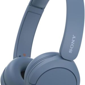 Sony WH-CH520 Wireless Headphones Bluetooth On-Ear Headset with Microphone and up to 50 Hours Battery Life with Quick Charging, Blue Sony WH-CH520 Wireless Headphones Bluetooth On-Ear Headset with Microphone and up to 50 Hours Battery Life with Quick Charging, Blue