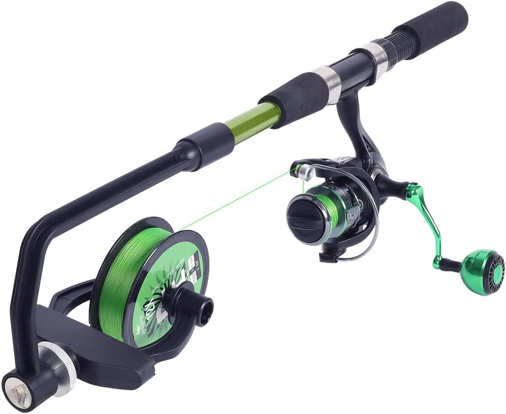 Fishing Line Spooler, Adjustable line Winder,No Line Twist, Portable for Casting & Spinning and Trolling Reel