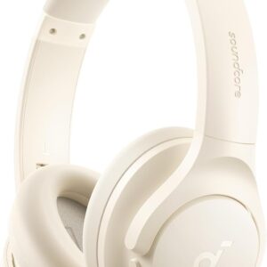 Soundcore by Anker Q20i Hybrid Active Noise Cancelling Headphones, Wireless Over-Ear Bluetooth, 40H Long ANC Playtime, Hi-Res Audio, Big Bass, Customize via an App, Transparency Mode (White) Soundcore by Anker Q20i Hybrid Active Noise Cancelling Headphones, Wireless Over-Ear Bluetooth, 40H Long ANC Playtime, Hi-Res Audio, Big Bass, Customize via an App, Transparency Mode (White)