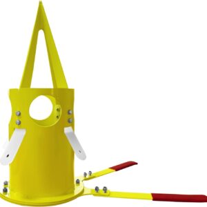 Big Bag Dispenser Bulk Bag Unloader, Dischargers for Farms Construction Industry(Yellow)