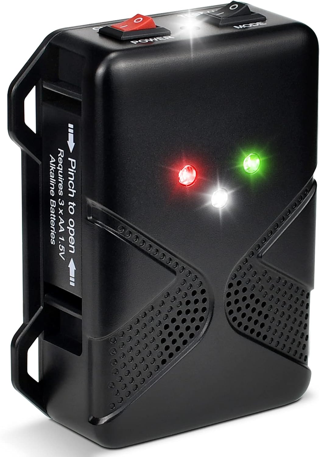Loraffe Under Hood Animal Repeller Battery Operated Rodent Repellent Ultrasonic Rat Deterrent Keep Mice Away from Car Automotive Vehicle Pest Control