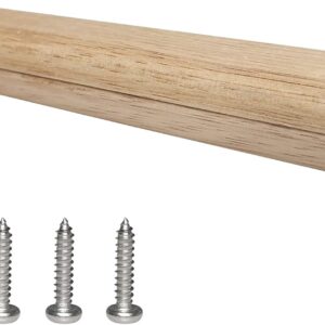 9″ Handle Wood Block Replacement for Large Big Green Egg Accessories with Screws, Oak 9″ Handle Wood Block Replacement for Large Big Green Egg Accessories with Screws, Oak