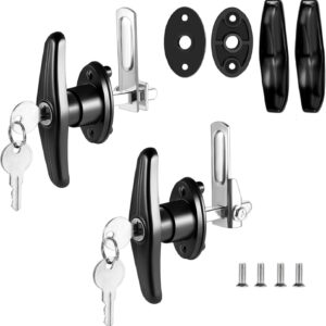 Truck Cap Latch T Handle Lock Matching Set Truck Cap Topper Camper Shell T-Handle Lock Complete Set Key Alike(Left & Right) Truck Cap Latch T Handle Lock Matching Set Truck Cap Topper Camper Shell T-Handle Lock Complete Set Key Alike(Left & Right)