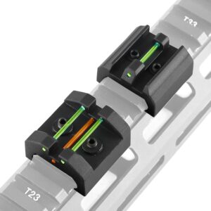 Low Baseline Fiber Optic Sight Front and Rear Sight Low Baseline Fiber Optic Sight Front and Rear Sight