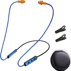 Ear Plugs Bluetooth Headphones for Work, Neckband Wireless Earbuds, Noise Reduction in-Ear Earphones with Mic and Controls, Waterproof Earbuds with 20 Hours Battery, for Industrial Safety Ear Plugs Bluetooth Headphones for Work, Neckband Wireless Earbuds, Noise Reduction in-Ear Earphones with Mic and Controls, Waterproof Earbuds with 20 Hours Battery, for Industrial Safety