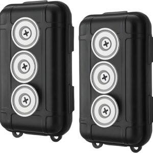 2 Pcs Magnetic Key Holders Under Car, Hide Key Magnetic Box for Storage Key Indoors, Outdoors, Waterproof Hider Key on The Bottom of Car 2 Pcs Magnetic Key Holders Under Car, Hide Key Magnetic Box for Storage Key Indoors, Outdoors, Waterproof Hider Key on The Bottom of Car