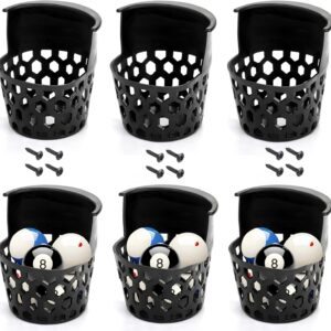 6 Pack Pool Table Pockets, Heavy Duty Billiard Set Including 4 Corner and 2 Side Pockets 6 Pack Pool Table Pockets, Heavy Duty Billiard Set Including 4 Corner and 2 Side Pockets