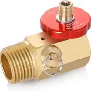 Air Tank Manifold Tool with Fill Port, Aluminum Shut Off Safety Valve and Relief Bypass 1/2″ NPT Tank x 1/4″ NPT Hose x 1/8″ NPT Gauge for Air Compressor Portable Carry Tank Air Tank Manifold Tool with Fill Port, Aluminum Shut Off Safety Valve and Relief Bypass 1/2″ NPT Tank x 1/4″ NPT Hose x 1/8″ NPT Gauge for Air Compressor Portable Carry Tank