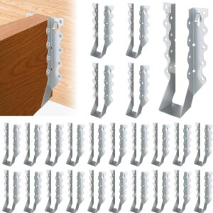 25 Pcs 2×6 Joist Hangers for Wood, 20 Gauge Galvanized Face Mount Joist Hanger, Hurricane Tie Brackets for Deck, Floor, Ceiling, Roofs – Sliver 25 Pcs 2×6 Joist Hangers for Wood, 20 Gauge Galvanized Face Mount Joist Hanger, Hurricane Tie Brackets for Deck, Floor, Ceiling, Roofs – Sliver