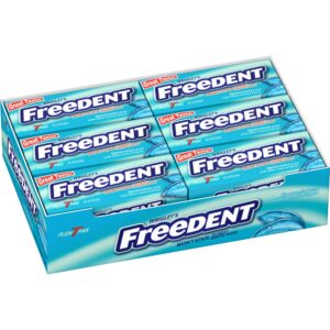 (12 Pack) WRIGLEY’S FREEDENT Spearmint Chewing Gum, 15 Stick (12 Pack) WRIGLEY’S FREEDENT Spearmint Chewing Gum, 15 Stick