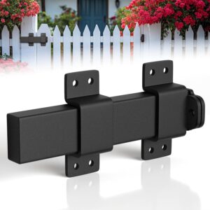 Slide Gate Latch,Heavy Duty Door Latch with Padlock Hole, Adjustable Latch Lock,Fit for Wooden Fences, Barn Door,Fence Gate,Courtyard,Shed Lock, Cabinet,Cottages Farmhouse, Outdoor and Interior Doors Slide Gate Latch,Heavy Duty Door Latch with Padlock Hole, Adjustable Latch Lock,Fit for Wooden Fences, Barn Door,Fence Gate,Courtyard,Shed Lock, Cabinet,Cottages Farmhouse, Outdoor and Interior Doors