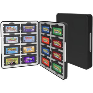 QUBAMG GBA Game Case Compatible with Game Boy Advance, Holds 16 GBA Game Cartridges, Silicone Slots with Magnetic Closure, Portable Travel Organizer Storage Box for GBA Collectors QUBAMG GBA Game Case Compatible with Game Boy Advance, Holds 16 GBA Game Cartridges, Silicone Slots with Magnetic Closure, Portable Travel Organizer Storage Box for GBA Collectors