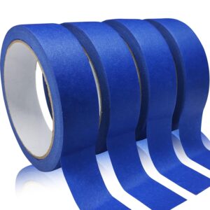 4 Rolls Premium Painters Tape, Blue Tape, Masking Tape, Paint Tape for Multi-Purpose, Painting, Painter’s, DIY Crafts Arts (88yd =0.94IN*22yd*4) Decoration Labeling No Residue, Easy Removal 4 Rolls Premium Painters Tape, Blue Tape, Masking Tape, Paint Tape for Multi-Purpose, Painting, Painter’s, DIY Crafts Arts (88yd =0.94IN*22yd*4) Decoration Labeling No Residue, Easy Removal