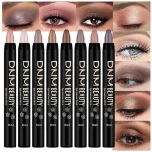 8Pcs Cream Eye Shadow Brightener Stick Makeup Set, Champagne Pearl Taupe Bronze Cocoa Stone Putty Smoky Amethyst Shimmer Matte Eyeshadow Eyeliner Pencil Applicator Stick Palette Makeup for Older Women 8Pcs Cream Eye Shadow Brightener Stick Makeup Set, Champagne Pearl Taupe Bronze Cocoa Stone Putty Smoky Amethyst Shimmer Matte Eyeshadow Eyeliner Pencil Applicator Stick Palette Makeup for Older Women