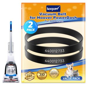 KEEPOW Vacuum Belt for Hoover Power Dash Pet Carpet Cleaner, Replace Part 440012733/440014074, Fit Model FH50700 FH50710 FH50702 (2 Pack) KEEPOW Vacuum Belt for Hoover Power Dash Pet Carpet Cleaner, Replace Part 440012733/440014074, Fit Model FH50700 FH50710 FH50702 (2 Pack)