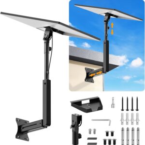 Starlink Mount for Standard 4/4X/Gen 3, Adjustable Starlink Wall Mount Gen 3/V3 with Telescoping Arm, Rustproof, Weatherproof for Concrete/Wood Walls, Starlink Wall Mounts for Dishes Starlink Mount for Standard 4/4X/Gen 3, Adjustable Starlink Wall Mount Gen 3/V3 with Telescoping Arm, Rustproof, Weatherproof for Concrete/Wood Walls, Starlink Wall Mounts for Dishes