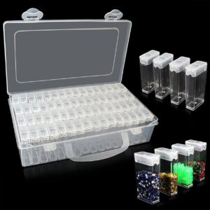 Diamond Painting Accessories Storage Boxes,5d Diamond Embroidery Beads Art Kits Case Container,(64Grids) (white) Diamond Painting Accessories Storage Boxes,5d Diamond Embroidery Beads Art Kits Case Container,(64Grids) (white)