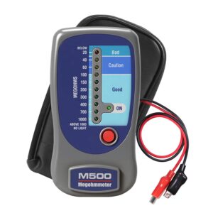 M500 Megohmmeter, Compatible with Supco M500 Megohmmeter, 500 Volts Megohmmeter, M500 Megger Tester Measures Up to 1000 Megohms, Ideal for HVAC Compressor Tester and Home Improvement Use M500 Megohmmeter, Compatible with Supco M500 Megohmmeter, 500 Volts Megohmmeter, M500 Megger Tester Measures Up to 1000 Megohms, Ideal for HVAC Compressor Tester and Home Improvement Use