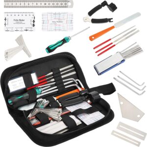 SOUJOY 26Pcs Guitar Tools for Set Up, Repair & Maintenance Kit with Carry Bag, Luthier Tools, Guitar Winder, Setup Kit for Guitar, Ukulele, Bass, Mandolin, Banjo SOUJOY 26Pcs Guitar Tools for Set Up, Repair & Maintenance Kit with Carry Bag, Luthier Tools, Guitar Winder, Setup Kit for Guitar, Ukulele, Bass, Mandolin, Banjo