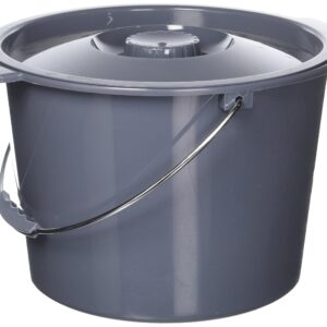 Medline Commode Bucket with Lid and Handle Case