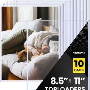 8.5 x 11 Hard Plastic Sheet Protectors – Rigid Clear Toploaders for Documents, Papers, Photos & Menu Covers, 10 Pack 8.5 x 11 Hard Plastic Sheet Protectors – Rigid Clear Toploaders for Documents, Papers, Photos & Menu Covers, 10 Pack
