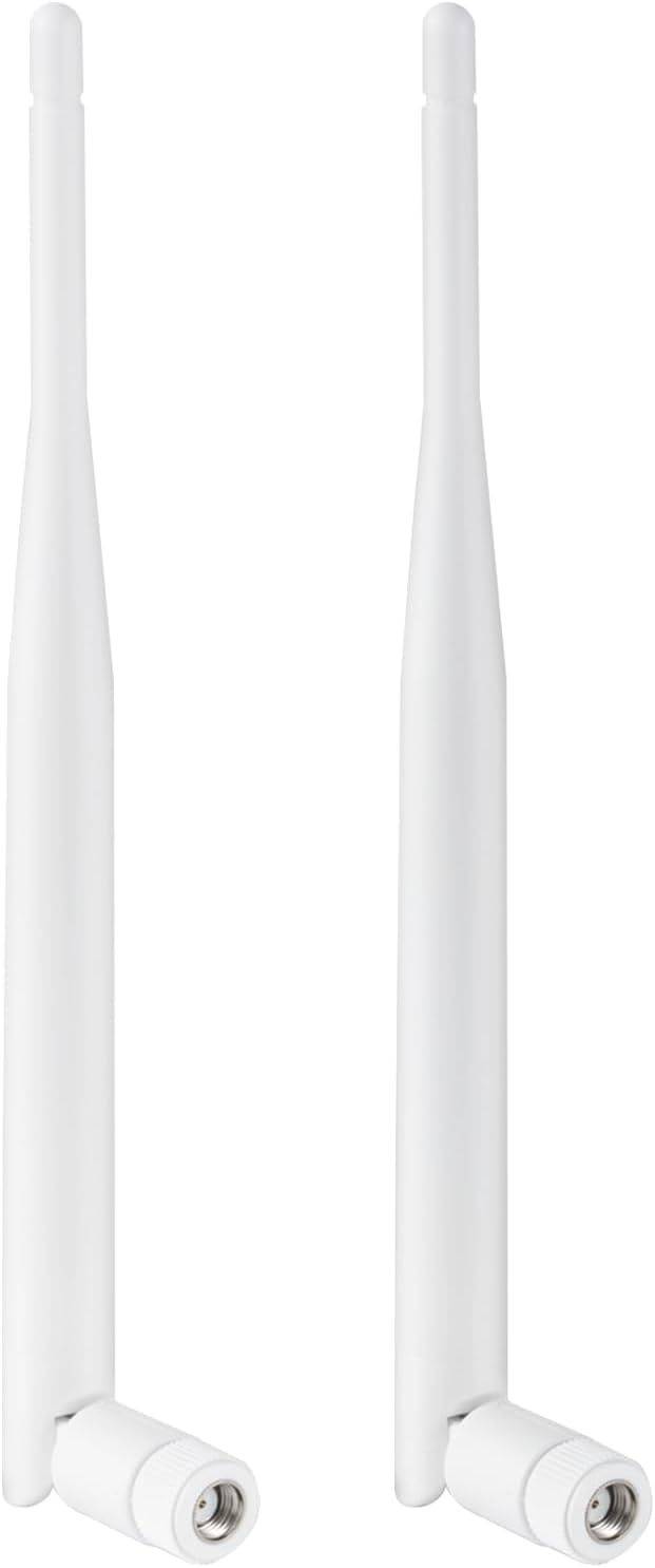 Dual Band 2.4GHz 5GHz 9dBi WiFi Antenna with PR-SMA Male Connector for Reolink Security Camera DVR Recorder WiFi Router Surveillance Monitor (Pack of 2), Eifagur