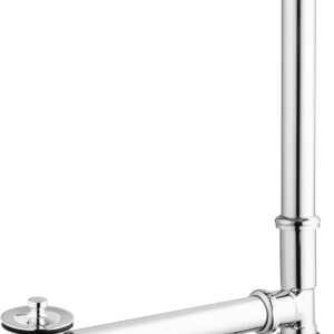 Artiwell Vintage Claw Foot Tub Drain Kit with Lift and Turn Bath Drain Stopper, 1-1/2″ Brass Tubular Leg Tub Bathtub Waste and Overflow Drain Assembly with Drain Plug and Bathtub Overflow Cover Artiwell Vintage Claw Foot Tub Drain Kit with Lift and Turn Bath Drain Stopper, 1-1/2″ Brass Tubular Leg Tub Bathtub Waste and Overflow Drain Assembly with Drain Plug and Bathtub Overflow Cover