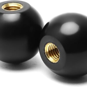 5Pcs 3/8″-16 Threaded Ball Knobs,1 3/8″ Dia Ball Knob Female, 5/8″ Thread Depth, 1/16″ Thread Pitch, 2/5″ Thread Dia Female Thread, Bakelite Handle Thermoset Ball Knob Lawn Mowers Black 5Pcs 3/8″-16 Threaded Ball Knobs,1 3/8″ Dia Ball Knob Female, 5/8″ Thread Depth, 1/16″ Thread Pitch, 2/5″ Thread Dia Female Thread, Bakelite Handle Thermoset Ball Knob Lawn Mowers Black