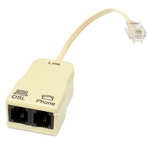 iMBAPrice in-line DSL Splitter w/Noise Filter for Phone Line iMBAPrice in-line DSL Splitter w/Noise Filter for Phone Line