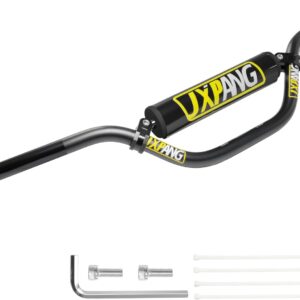 7/8″ 22mm Dirt Bike Handlebars, High/Mid/Low Rise, CNC 6061-T6 Aluminum w/Foam Pad, Universal for Pit Dirt Bike ATV Quad Motocross Mini Bike CRF YZF KXF KLX (Black, Mid Rise Handlebar) 7/8″ 22mm Dirt Bike Handlebars, High/Mid/Low Rise, CNC 6061-T6 Aluminum w/Foam Pad, Universal for Pit Dirt Bike ATV Quad Motocross Mini Bike CRF YZF KXF KLX (Black, Mid Rise Handlebar)