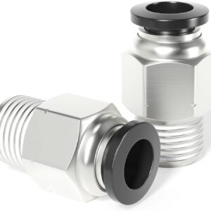 TAILONZ PNEUMATIC Male Straight 4mm Tube OD x 1/8 Inch NPT Thread Push to Connect Fittings PC4-N1 (Pack of 10) TAILONZ PNEUMATIC Male Straight 4mm Tube OD x 1/8 Inch NPT Thread Push to Connect Fittings PC4-N1 (Pack of 10)