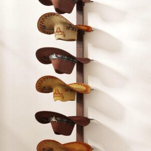 Cowboy Hat Holder, 3-Piece Wall Mount Cowboy Hat Rack for Wall Holds up to 6 Hats – Wooden + Metal Rustic Western DIY Hat Racks for Wall Storage and Home Décor Cowboy Hat Holder, 3-Piece Wall Mount Cowboy Hat Rack for Wall Holds up to 6 Hats – Wooden + Metal Rustic Western DIY Hat Racks for Wall Storage and Home Décor