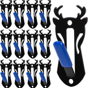 ZENFUN 12 Packs Mount Skull Hanger, Deer Skull Hanger, Pronghorn Style Deer Head Hanger, Mount Bracket Wall Mount, Skull Hooker with Simple Easy Installation Kits, Antler Mounting Kit for Antelope ZENFUN 12 Packs Mount Skull Hanger, Deer Skull Hanger, Pronghorn Style Deer Head Hanger, Mount Bracket Wall Mount, Skull Hooker with Simple Easy Installation Kits, Antler Mounting Kit for Antelope
