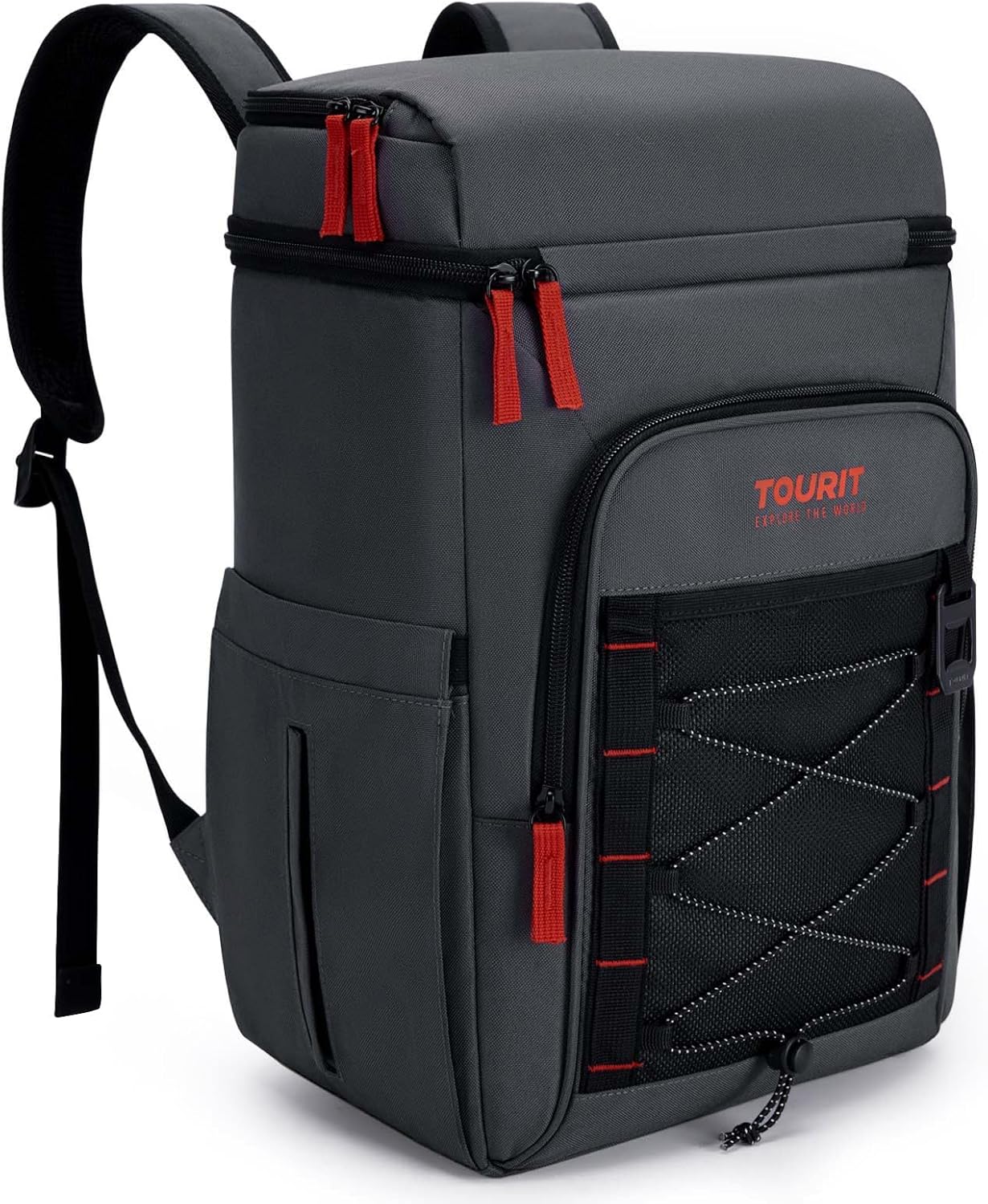 TOURIT Insulated Backpack Cooler: 30 Cans Waterproof Leakproof Soft Cooler Bag Beach Travel Picnic Camping