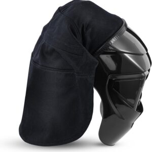 Jecery Welding Helmet Cover Fr Cotton Welding Helmet Bib Extended Head Neck Cover with Press Fit Seal Full Protection Hood Accessories Head Neck Protector Fits Most Helmets(Black) Jecery Welding Helmet Cover Fr Cotton Welding Helmet Bib Extended Head Neck Cover with Press Fit Seal Full Protection Hood Accessories Head Neck Protector Fits Most Helmets(Black)