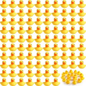 Teling 200 Pcs Mini Rubber Ducks in Bulk Yellow Small Rubber Ducks Bulk Tiny Squeak Duckies for Birthday Party Favor Gift(1.57 x 1.57 x 1.18 Inch) Teling 200 Pcs Mini Rubber Ducks in Bulk Yellow Small Rubber Ducks Bulk Tiny Squeak Duckies for Birthday Party Favor Gift(1.57 x 1.57 x 1.18 Inch)