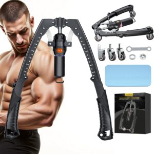 Twister Arm Trainer, 3 in 1 Hydraulic Power Chest Workout Equipment with Ab Roller Wheels and Hooks, Adjustable 22-440lbs Arm Trainer for Men Women, Home Gym Equipment for Full Body Strength Training Twister Arm Trainer, 3 in 1 Hydraulic Power Chest Workout Equipment with Ab Roller Wheels and Hooks, Adjustable 22-440lbs Arm Trainer for Men Women, Home Gym Equipment for Full Body Strength Training
