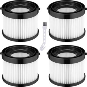 Alrens 4 Pack 49-90-0160 Vacuum Filters for Milwaukee M18 Compact Vaccum, 0882-20 HEPA Dry filter, part# 49-90-0160, 49-90-1951 Alrens 4 Pack 49-90-0160 Vacuum Filters for Milwaukee M18 Compact Vaccum, 0882-20 HEPA Dry filter, part# 49-90-0160, 49-90-1951